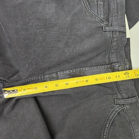 7 For All Mankind Black Tall Boot Distressed Style Denim Jeans - Picture 9 of 11